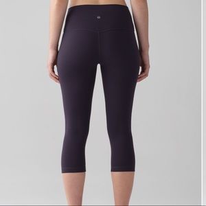 LULULEMON align crop black grape